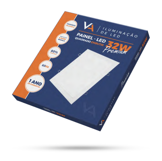 Painel Led Quadrado Embutir