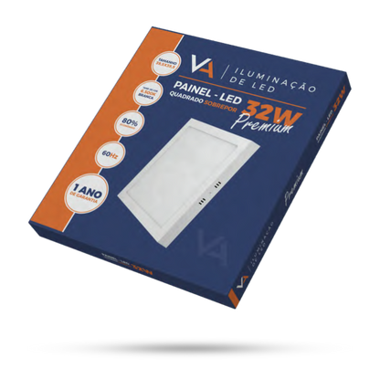 Painel Led Quadrado Sobrepor