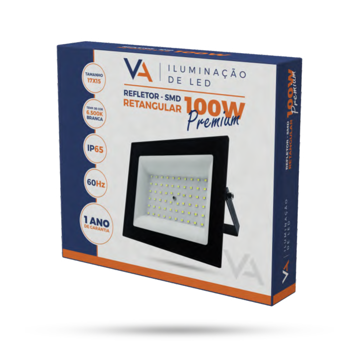 Refletor SMD Retangular